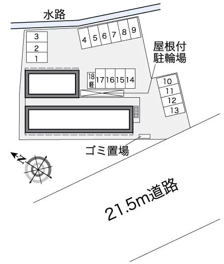 ★手数料０円★加古川市別府町別府　月極駐車場（LP）